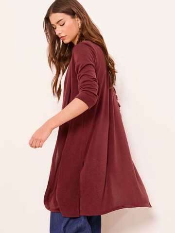 Lipsy Knit Cardigan in Red