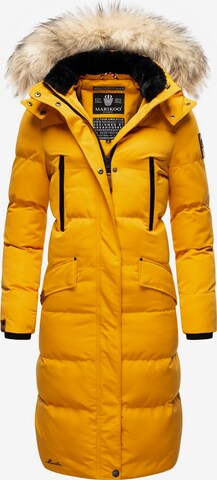 MARIKOO Winter coat 'Schneesternchen' in Yellow: front