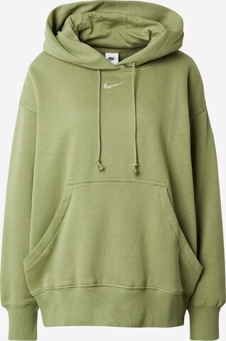 Nike Sportswear Mikina 'Phoenix Fleece' – zelená: přední strana