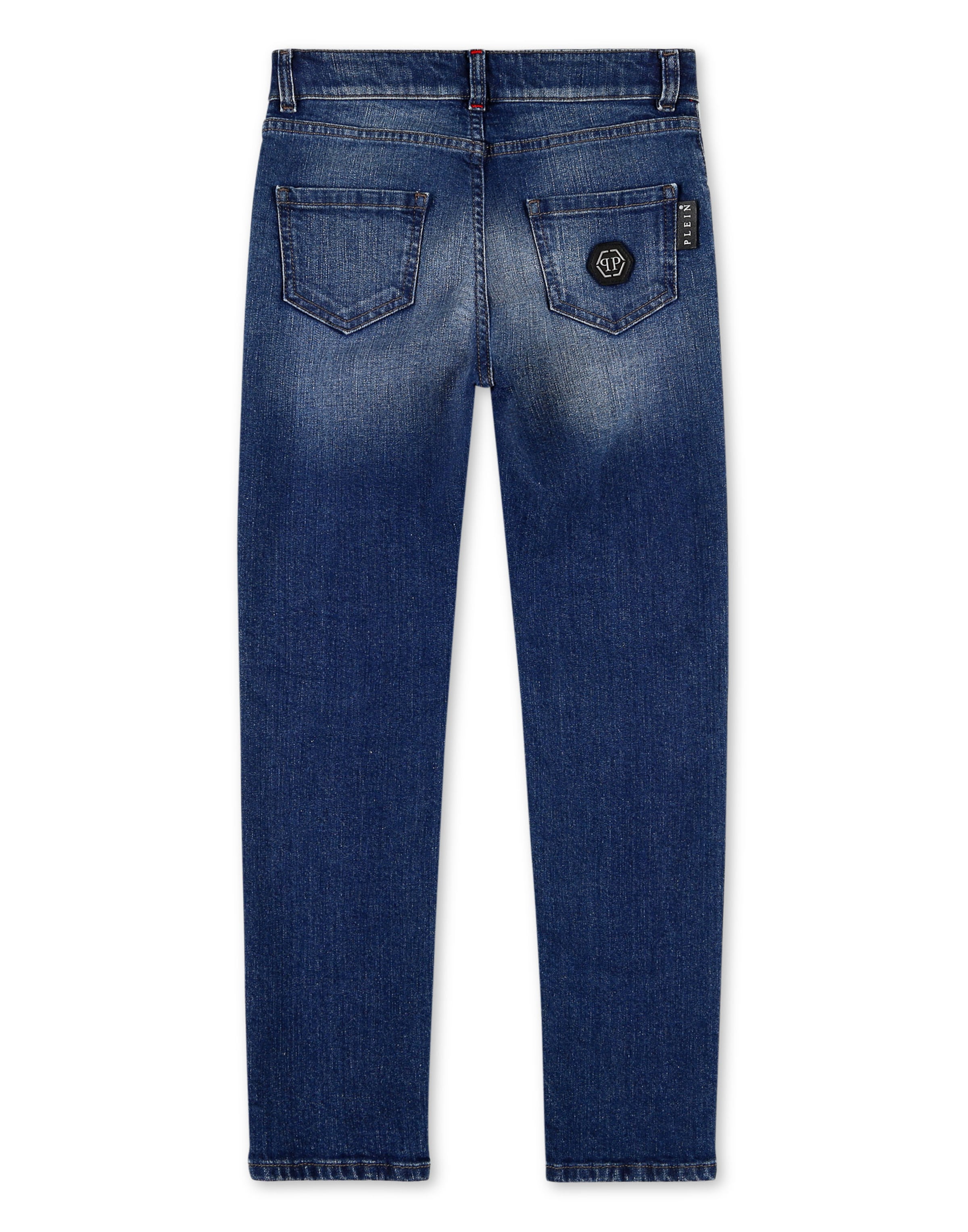 Philipp Plein Regular Jeans in Blau