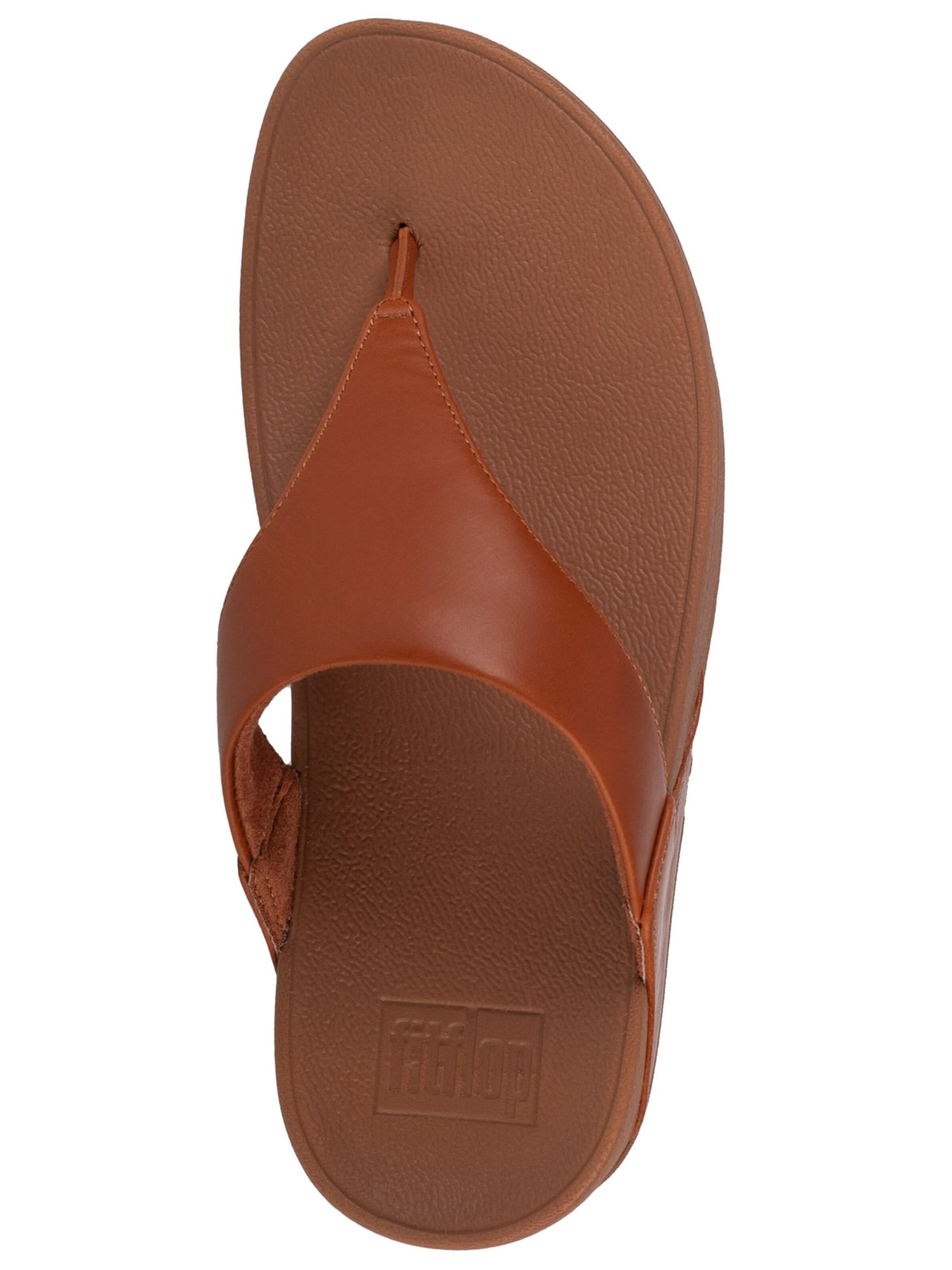 FitFlop Teenslipper 'FitFlop Lulu' in Bruin