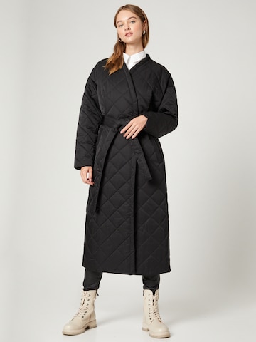 Guido Maria Kretschmer Women Ανοιξιάτικο και φθινοπωρινό παλτό 'Hedda' σε μαύρο: μπροστά