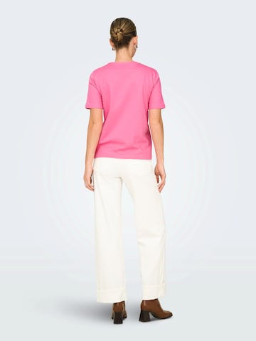 ONLY Μπλουζάκι 'ONLFREJA' σε ροζ