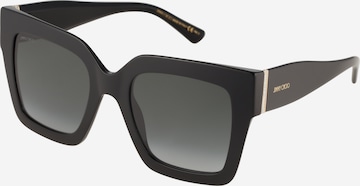JIMMY CHOO Sunglasses 'EDNA/S' in Black: front