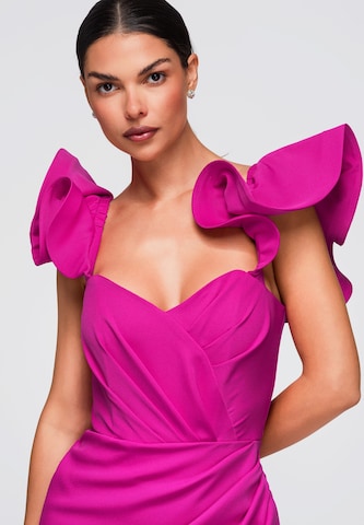 Ombre Evening dress in Pink