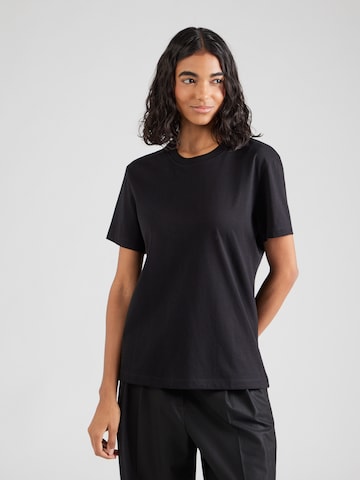 & Other Stories - Camiseta en negro: frente