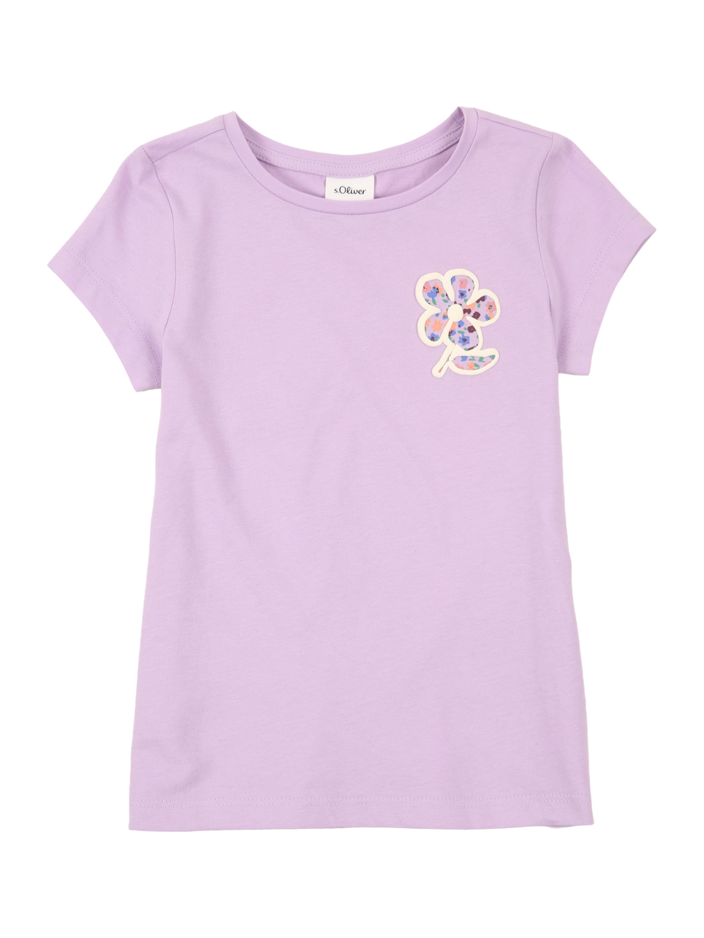 Tricou de la s.Oliver pe mov: față