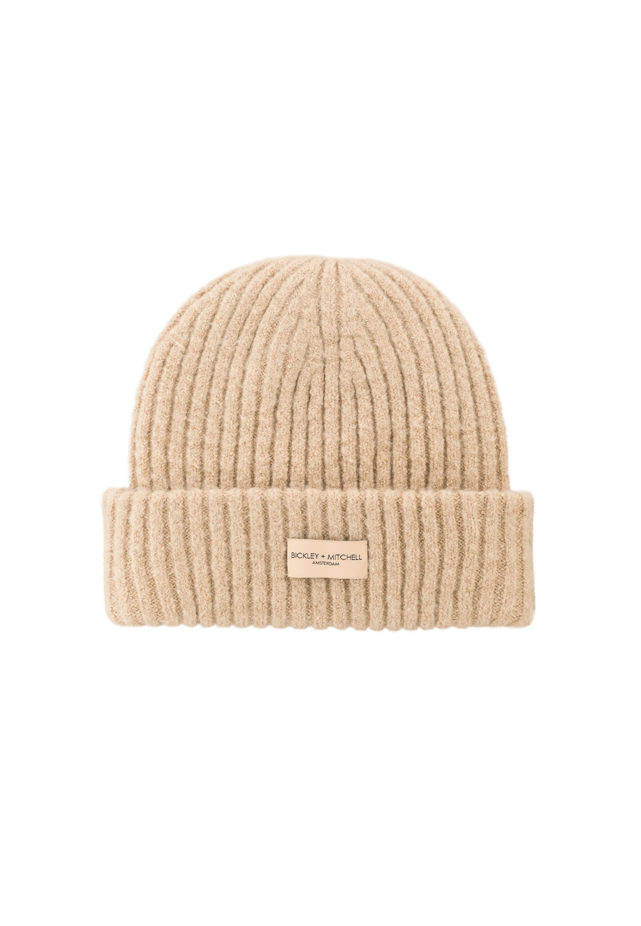 Bickley + Mitchell Beanie in Beige: front