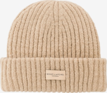 smėlio Bickley + Mitchell Megzta kepurė: priekis