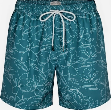 Șorturi de baie ' UMCaine ' de la U.S. POLO ASSN. pe verde: față