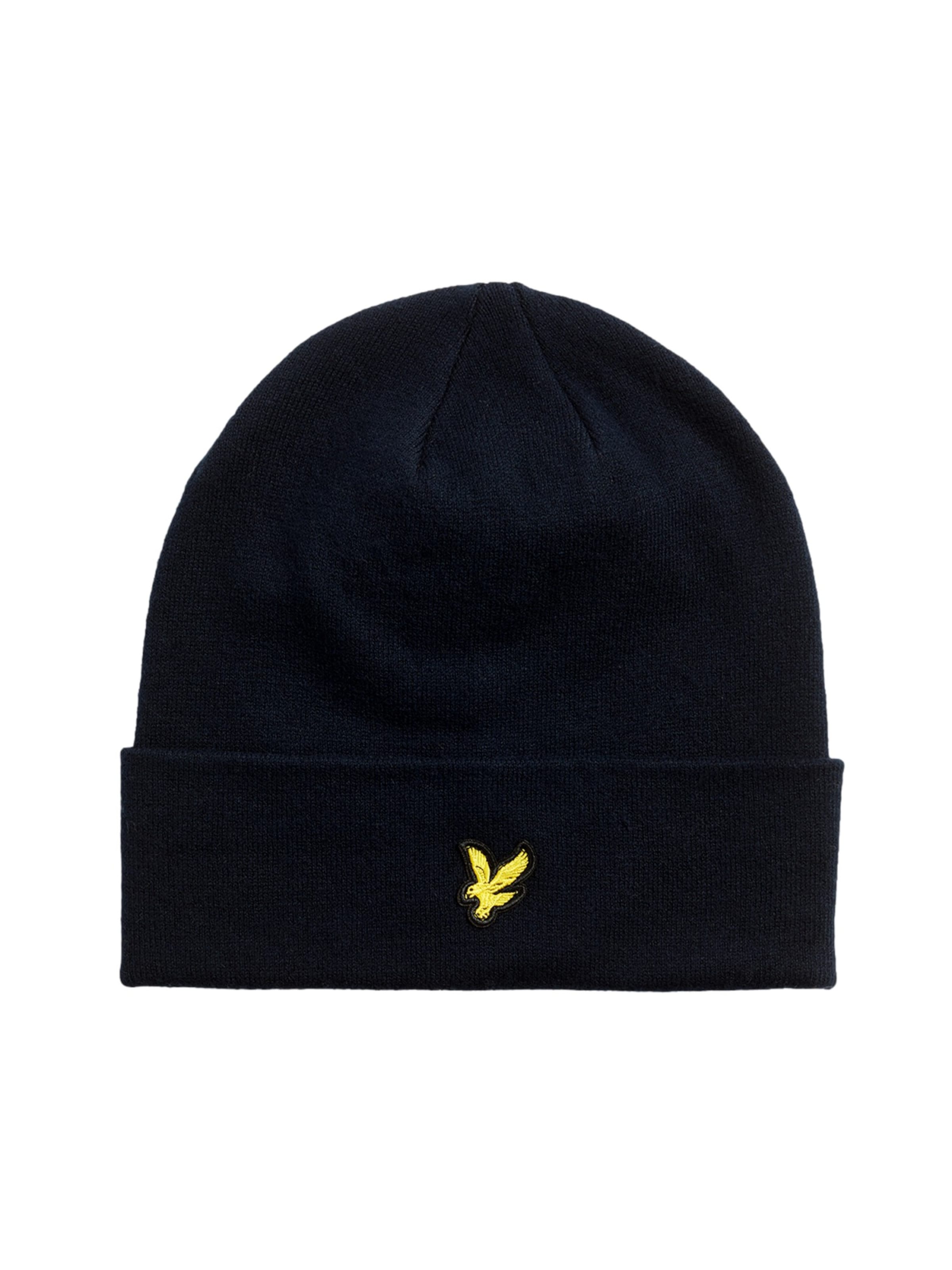 Lyle & Scott - Gorra en azul: frente