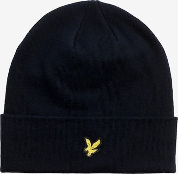 Berretto di Lyle & Scott in blu: frontale