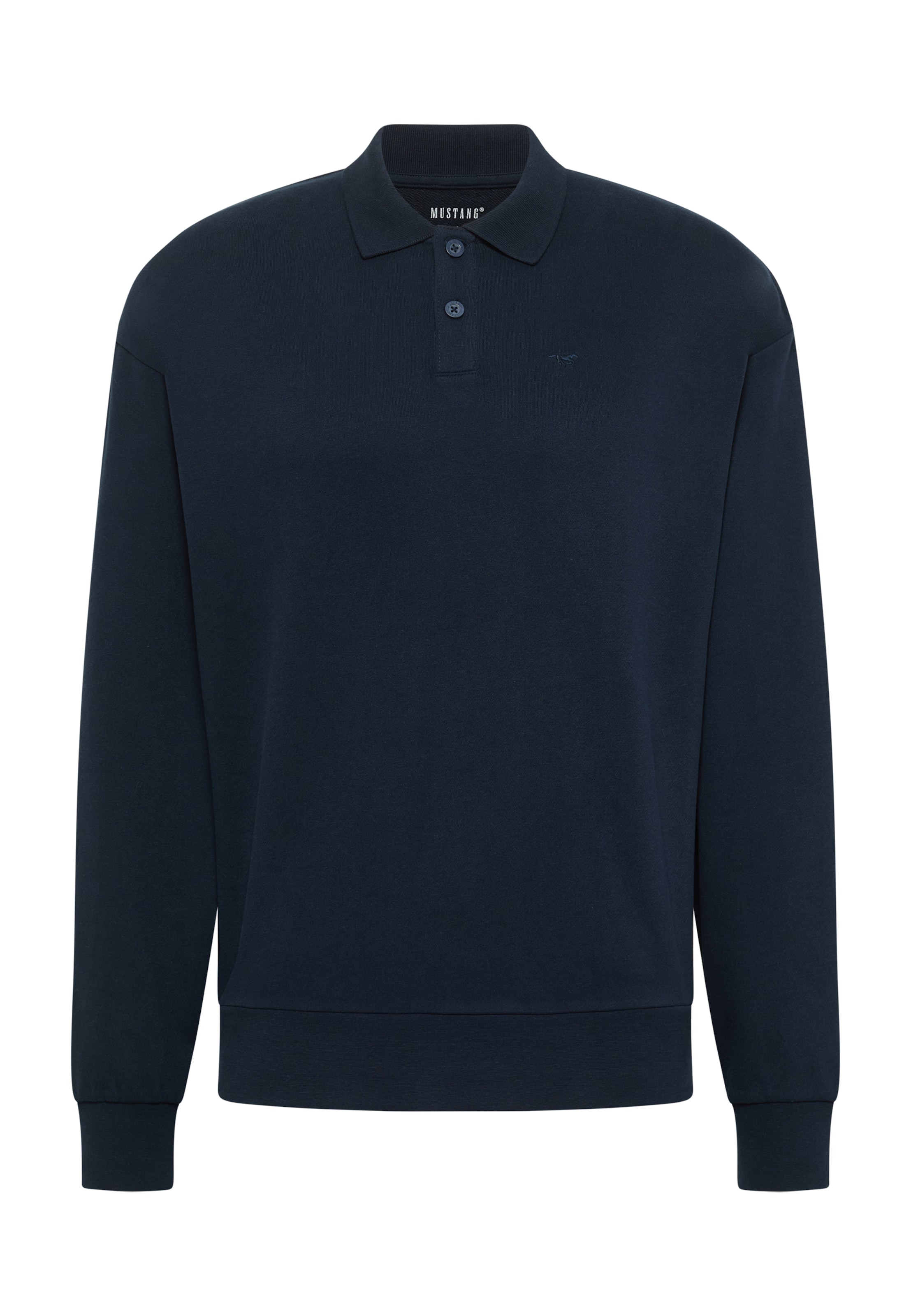MUSTANG Poloshirt 'Aledo' in S in navy, Produktansicht