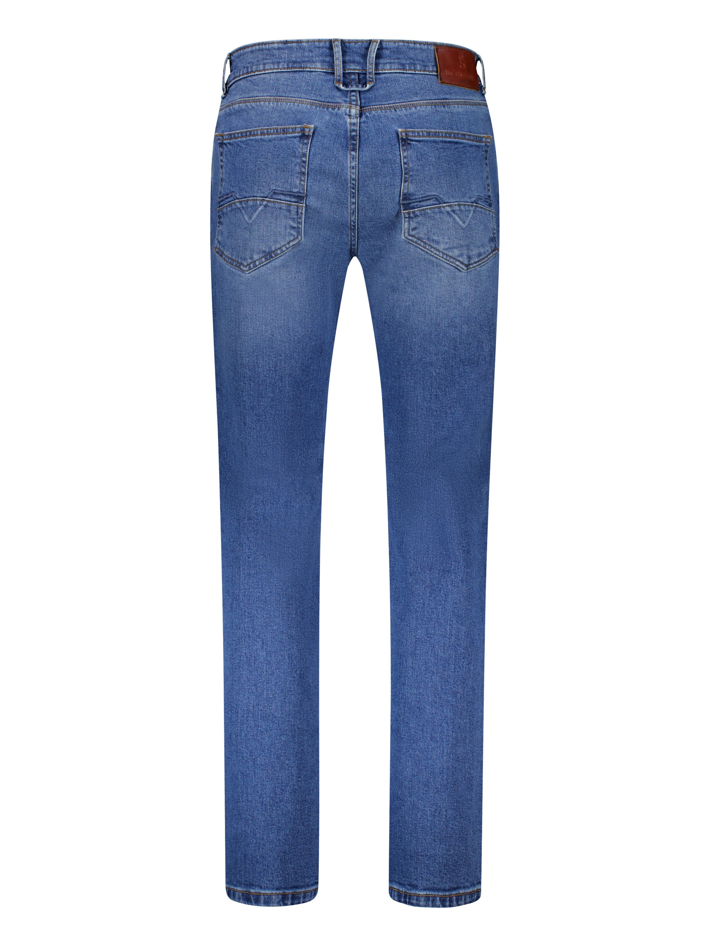 ATELIER GARDEUR Slimfit Jeans "Bennet", authentische Used-Effekte in Blau