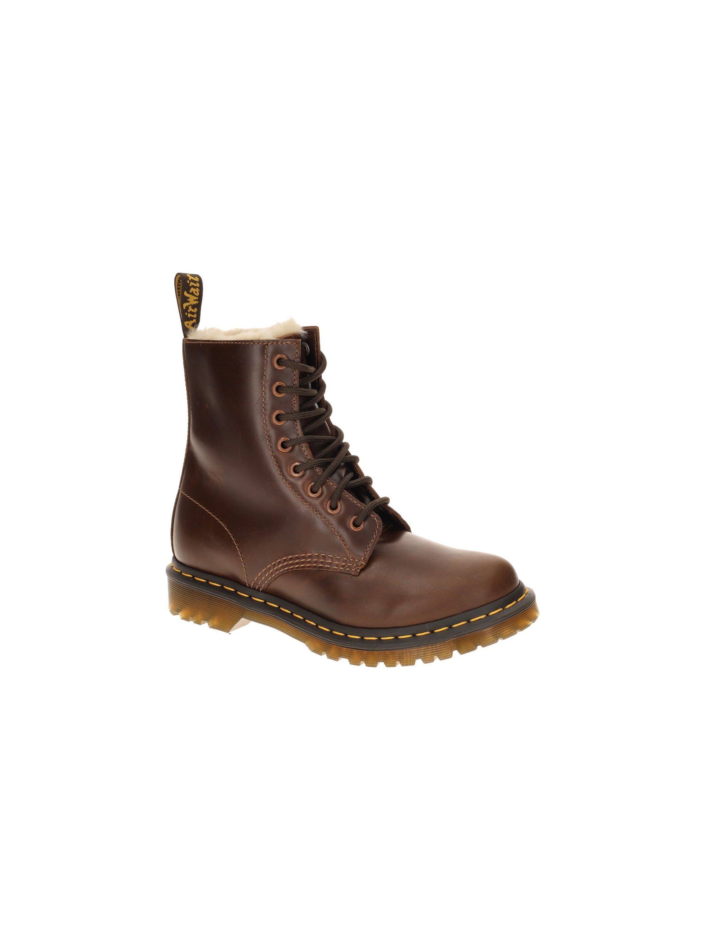 Dr. Martens Lace-Up Ankle Boots 'Dr. Martens 1460 Serena Stiefel braun Warmfutter' in 37 in Brown, Item view
