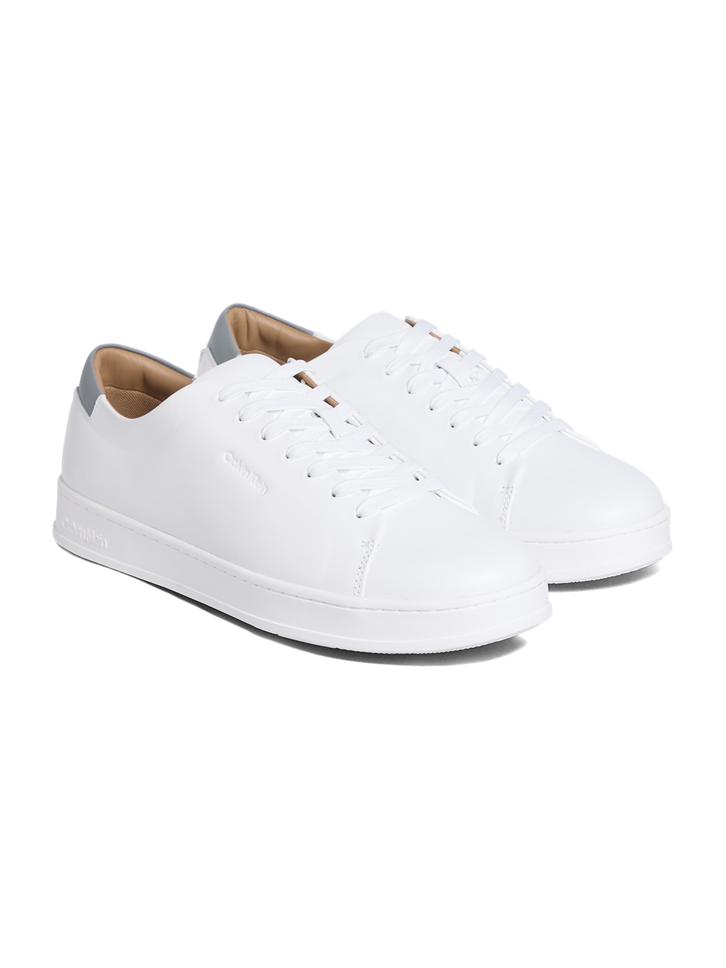 Calvin Klein Σνίκερ χαμηλό σε λευκό: μπροστά