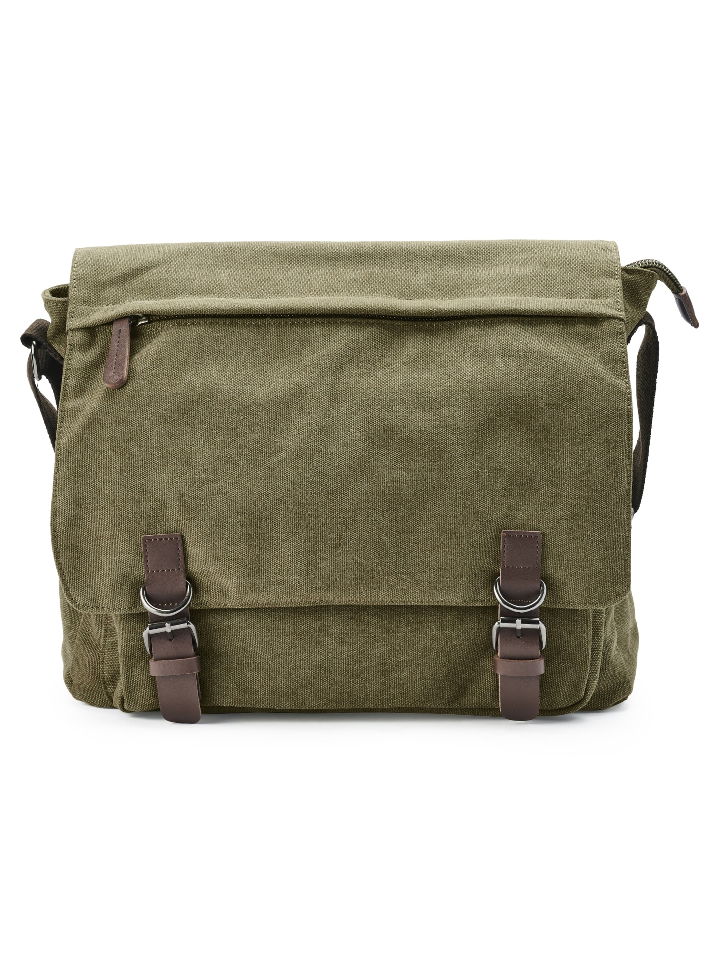 Trendhim Messenger 'Voyager' in Green: front