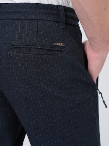 M.O.D MIRACLE OF DENIM Tapered Lærredsbukser i blå