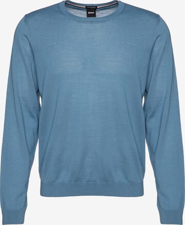 BOSS Sweater 'Leno-P' in Blue: front