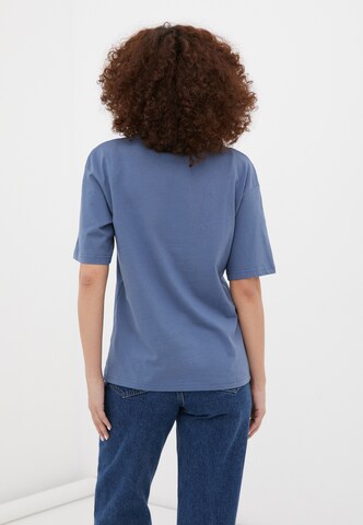 Finn Flare T-Shirt 'Basic' in Blau