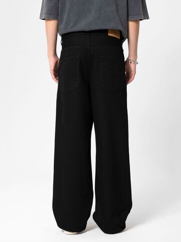 VAMOS CLO Wide Leg Hose 'Concord' in Schwarz