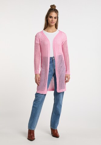 usha FESTIVAL Knit Cardigan in Pink