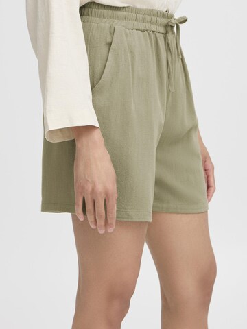 Loosefit Pantalon 'BYFilinen' b.young en vert