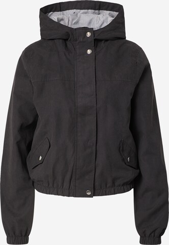 JDY Between-season jacket in Black: front