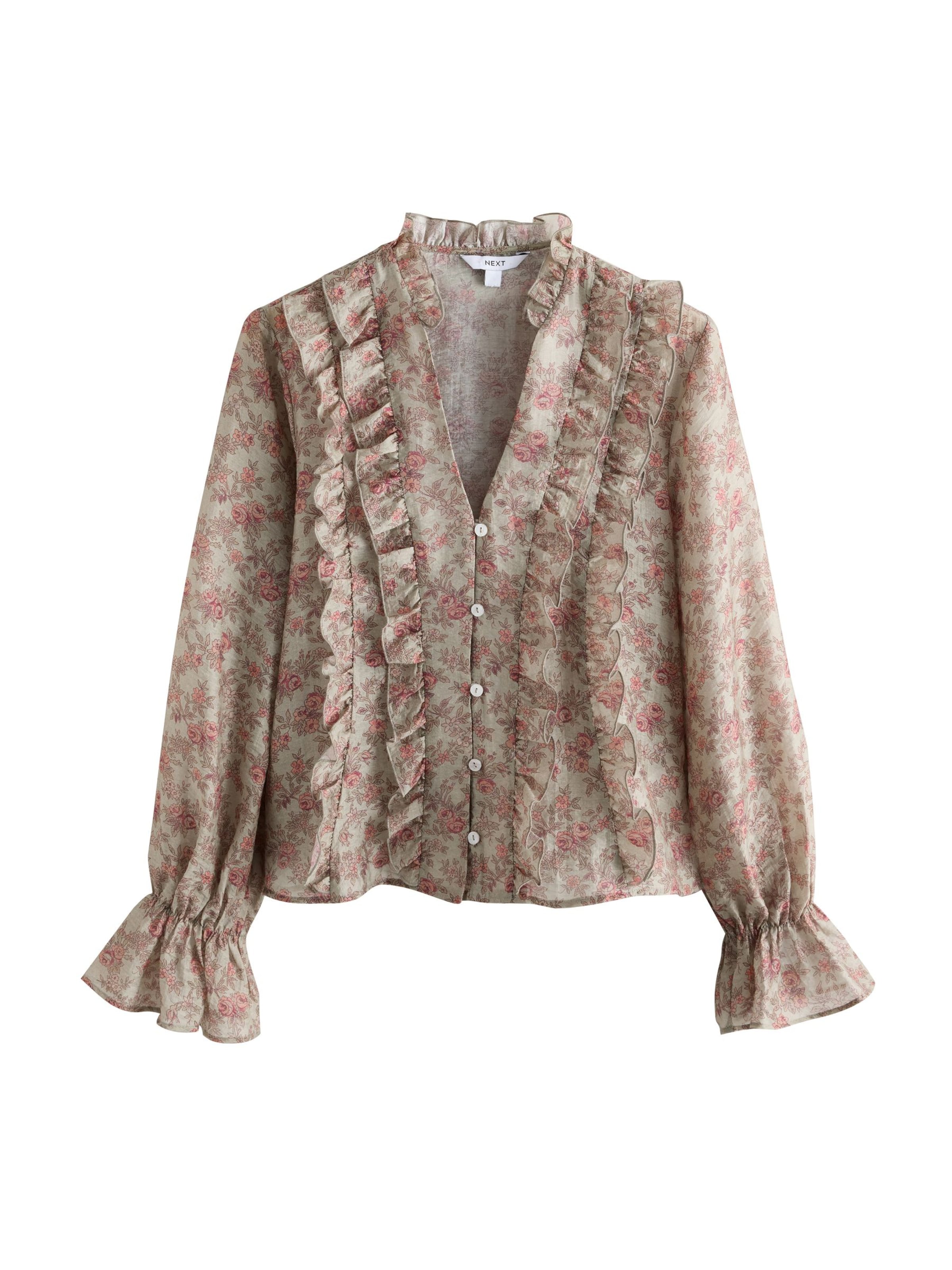 Next Bluse in Grün: Vorderseite