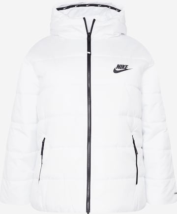 Nike Sportswear - Casaco meia-estação em branco: frente