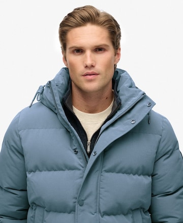 Superdry Winterjas 'Everest' in Blauw