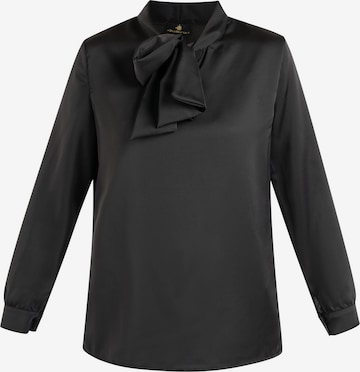 DreiMaster Klassik Blouse in Black: front