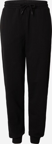 DAN FOX APPAREL Tapered Broek 'The Essential' in Zwart: voorkant