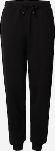 DAN FOX APPAREL Tapered Pants 'The Essential' in Black: front