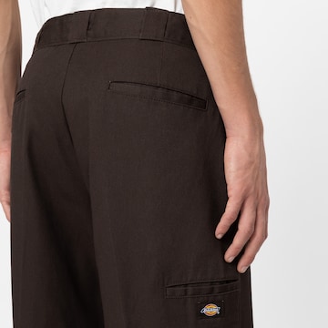DICKIES Loose fit Trousers with creases 'Double Knee' in Black
