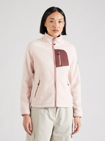 ICEPEAK Functionele fleece jas in Roze: voorkant