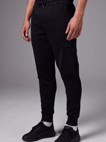 Effilé Pantalon cargo Next en noir