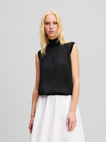 Karl Lagerfeld Top in Zwart: voorkant