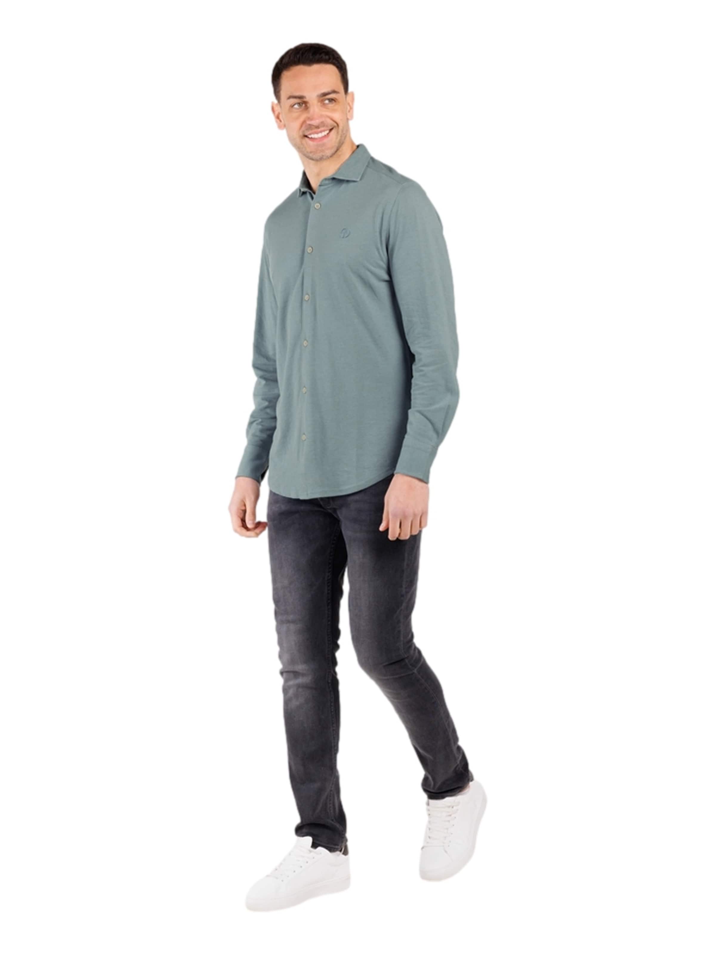 Key Largo Regular fit Overhemd 'Denmark' in Blauw