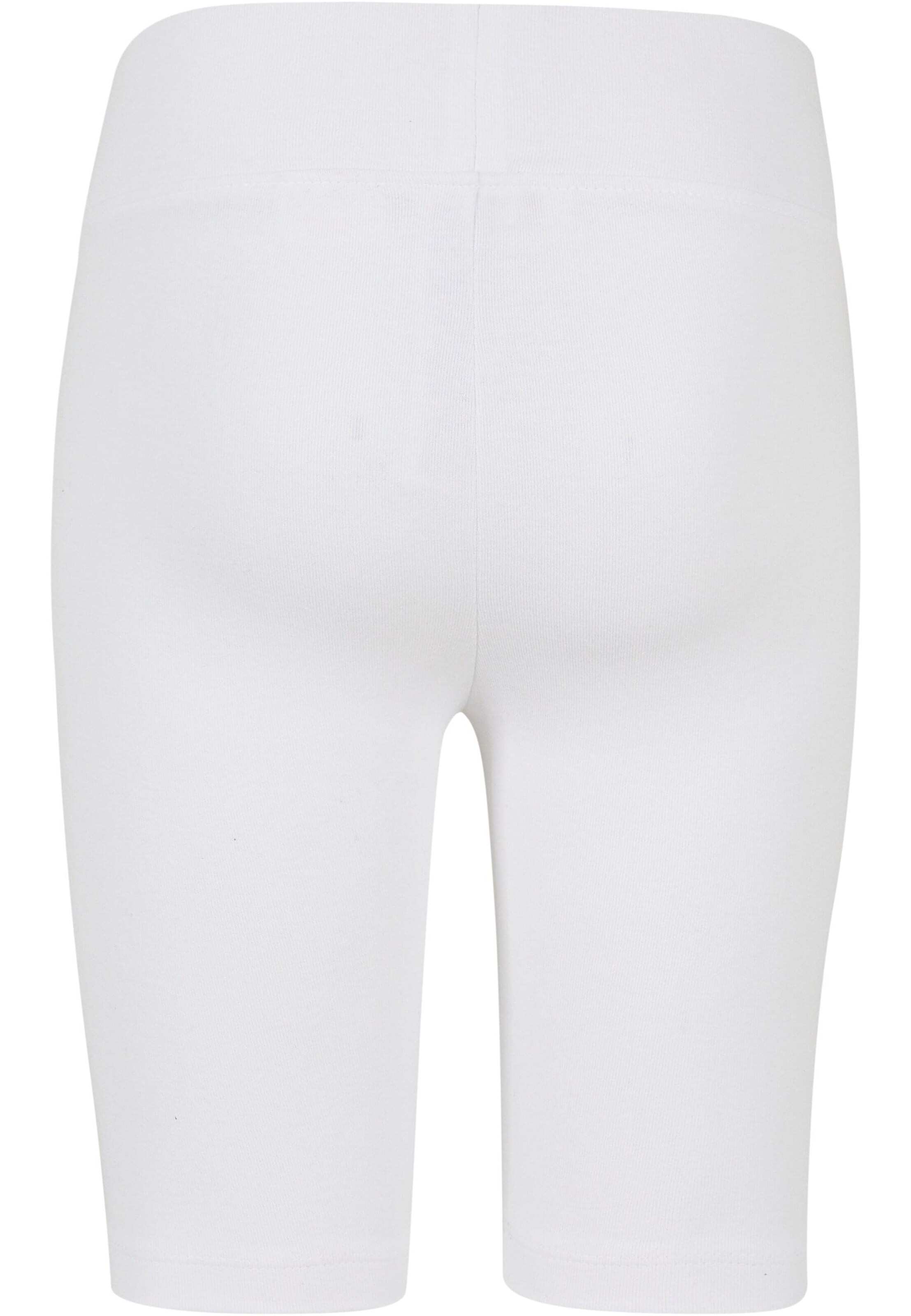 Urban Classics Skinny Shorts in Weiß