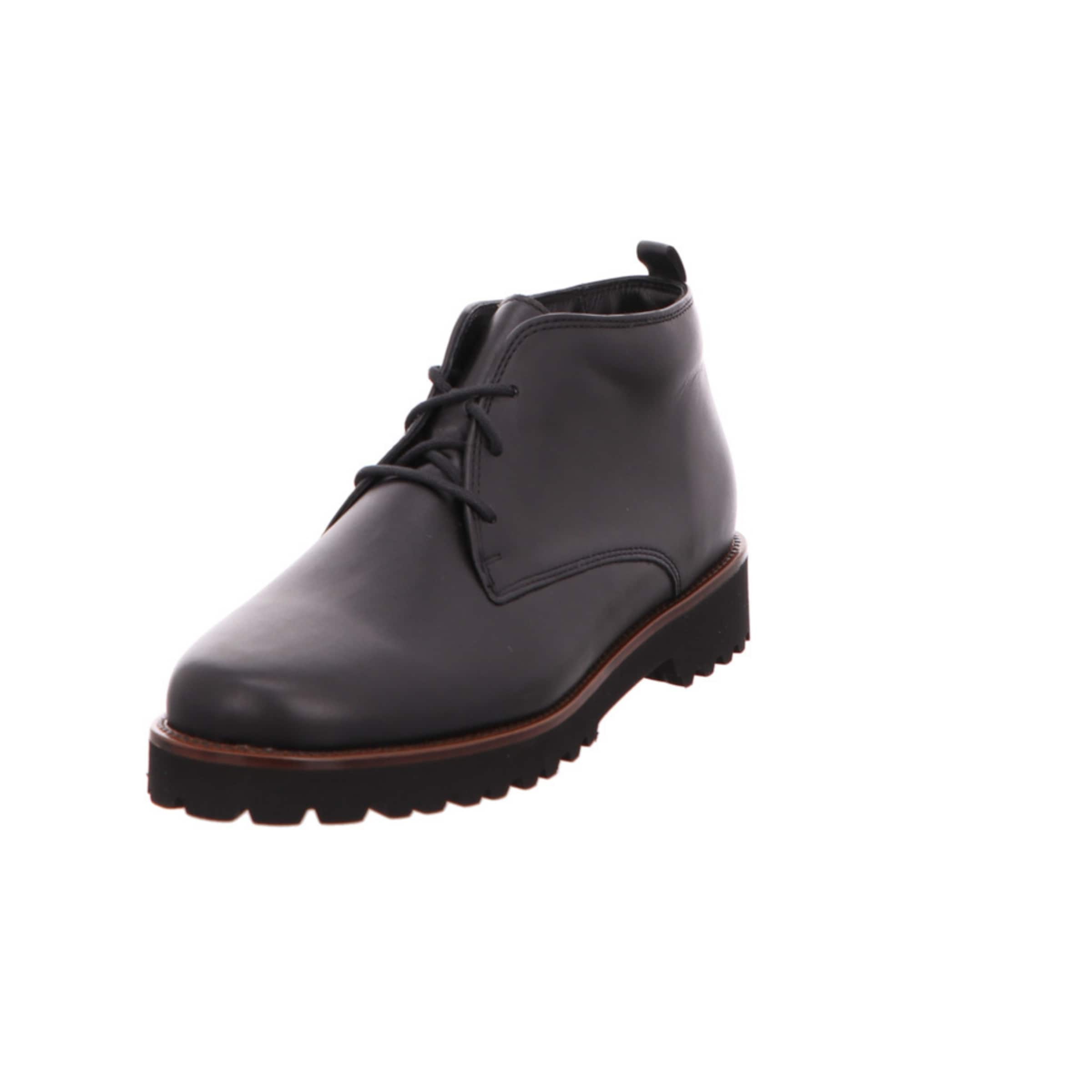 Ganter Lace-Up Shoes in Black: front