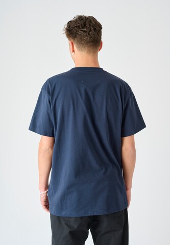 Cleptomanicx T-Shirt 'Shifiting' in Blau
