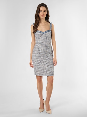 Robe fourreau SWING en bleu : devant