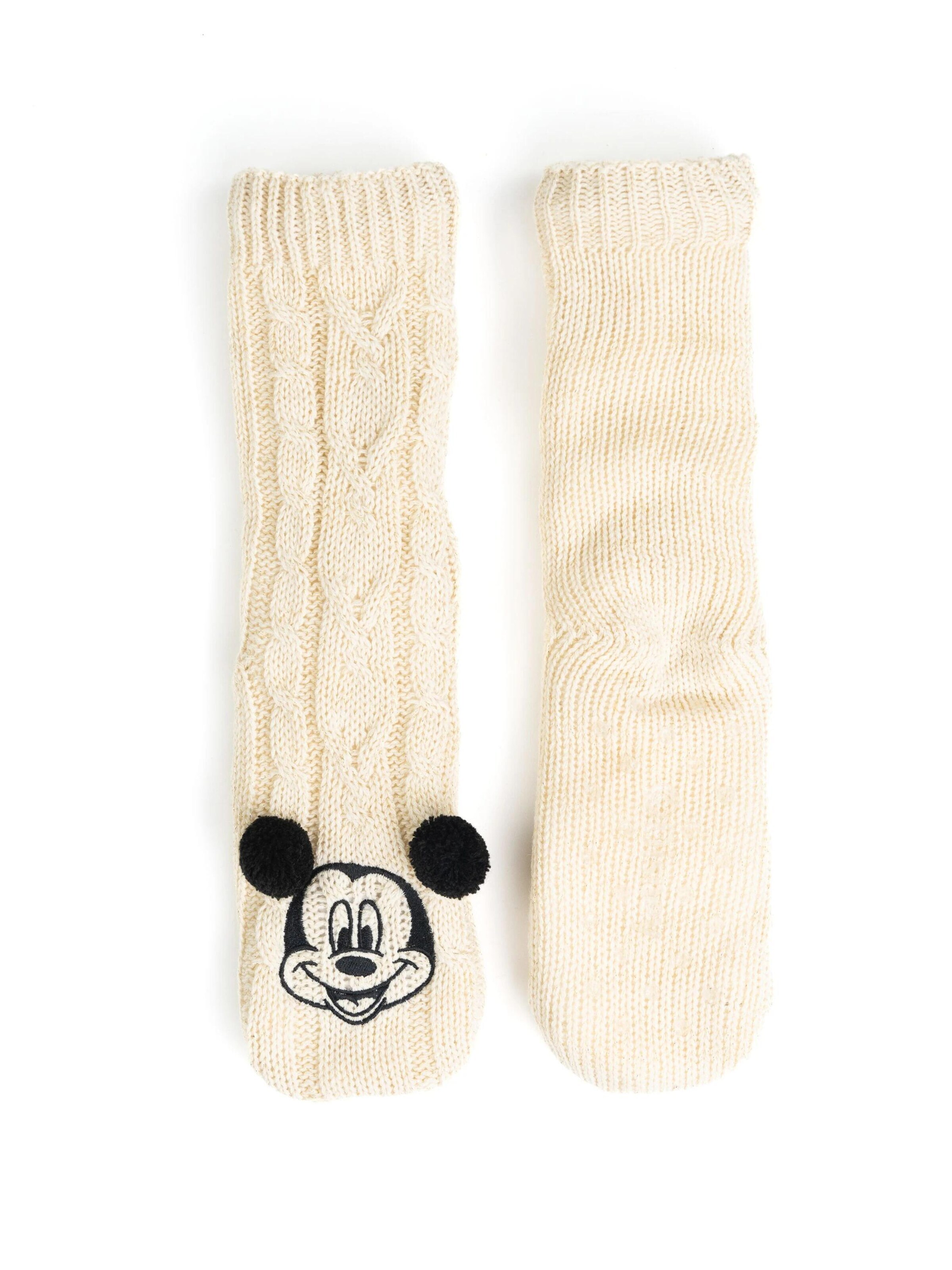 MICKEY MOUSE Socks 'Hüttensocken' in White