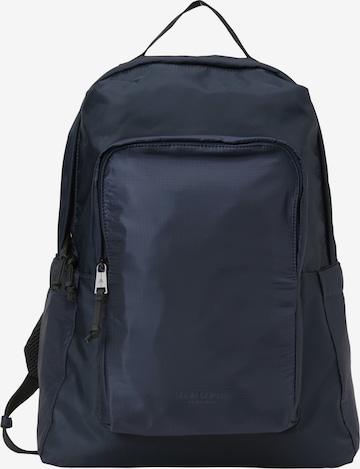 Marc O'Polo Backpack in Blue: front