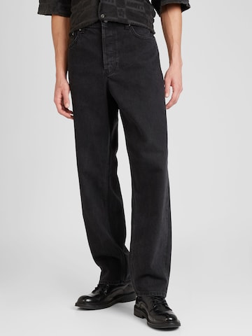 Only & Sons Loosefit Jeans 'FIVE' in Zwart: voorkant