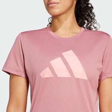 ADIDAS PERFORMANCE Functioneel shirt 'Run It' in Roze