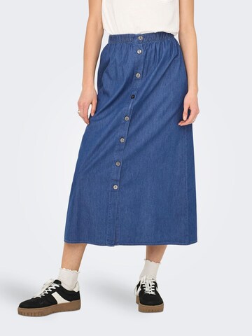 Jupe 'ONLNova' ONLY en bleu : devant