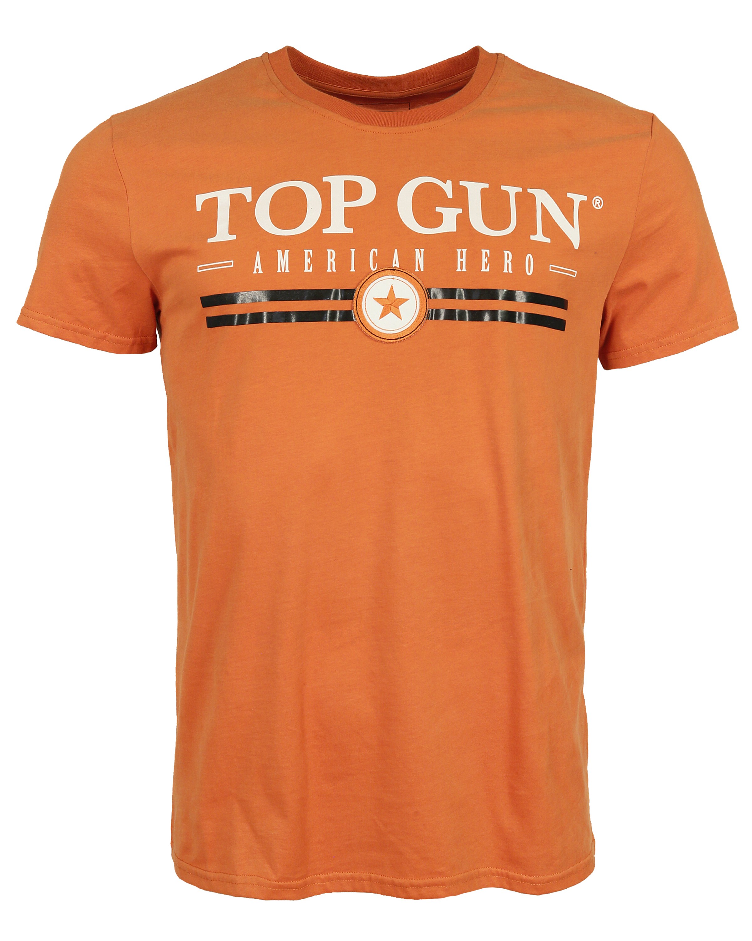 TOP GUN Shirt in Orange: front