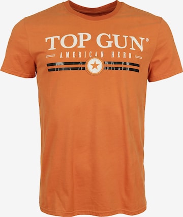 TOP GUN Shirt in Oranje: voorkant